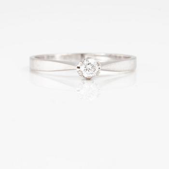 RING, med briljantslipad diamant, 0.19 ct.
