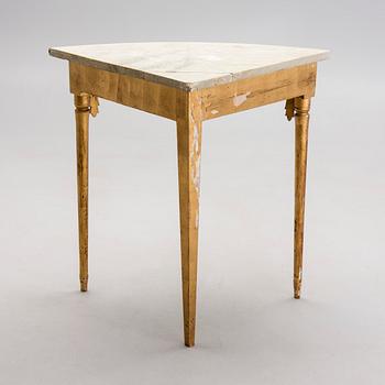 CORNER TABLE, gustavian late 18th century.