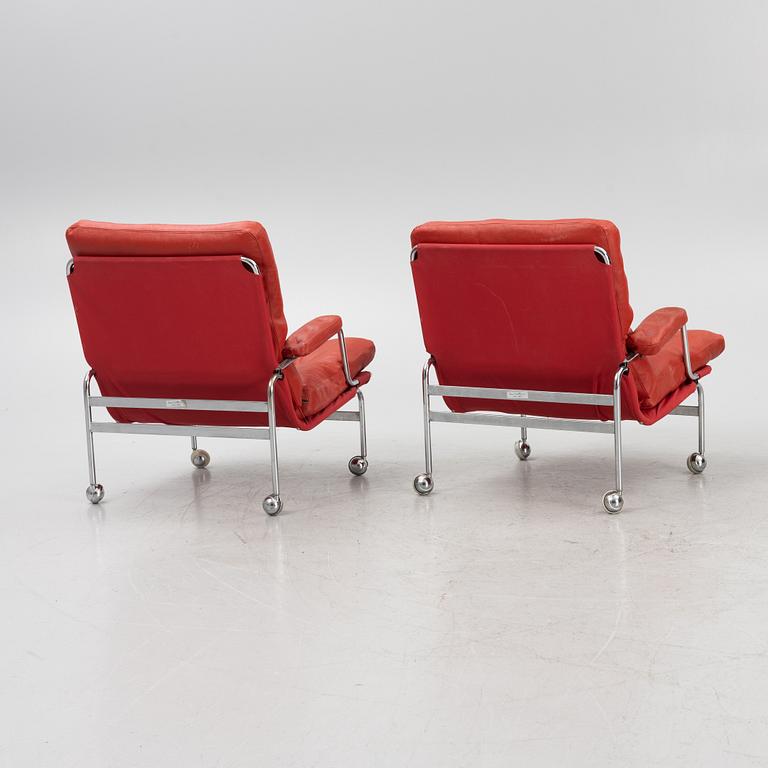 Bruno Mathsson, fåtöljer, ett par, "Karin", Dux.