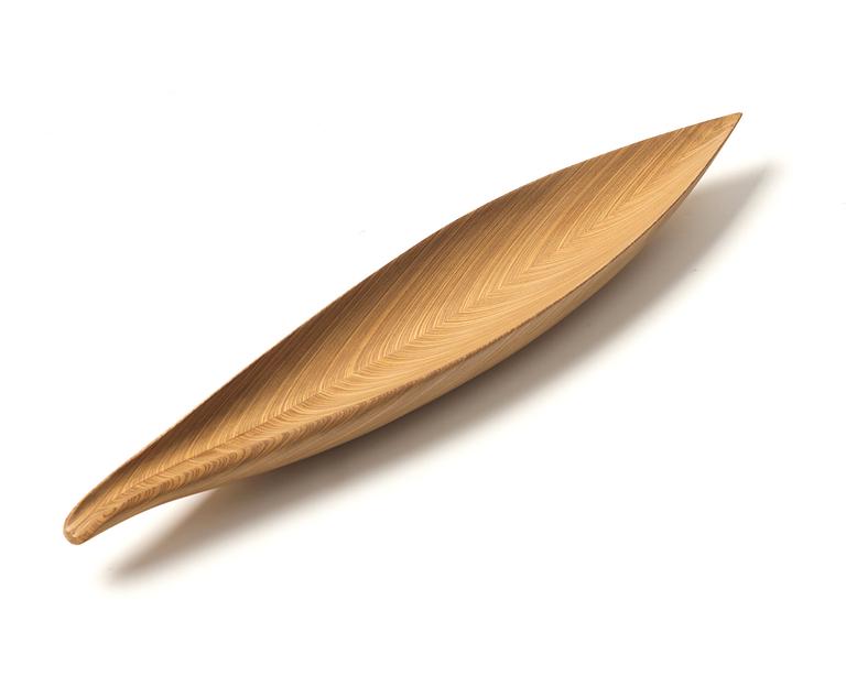 Tapio Wirkkala, a laminated birch plywood dish, Finland 1950's.