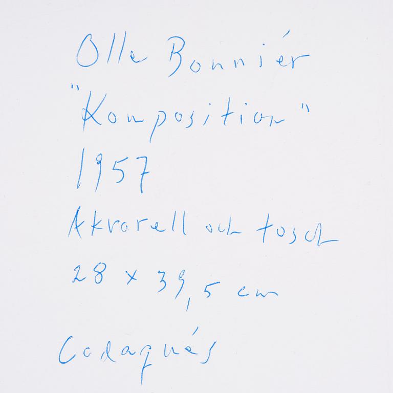 Olle Bonniér, "Komposition".