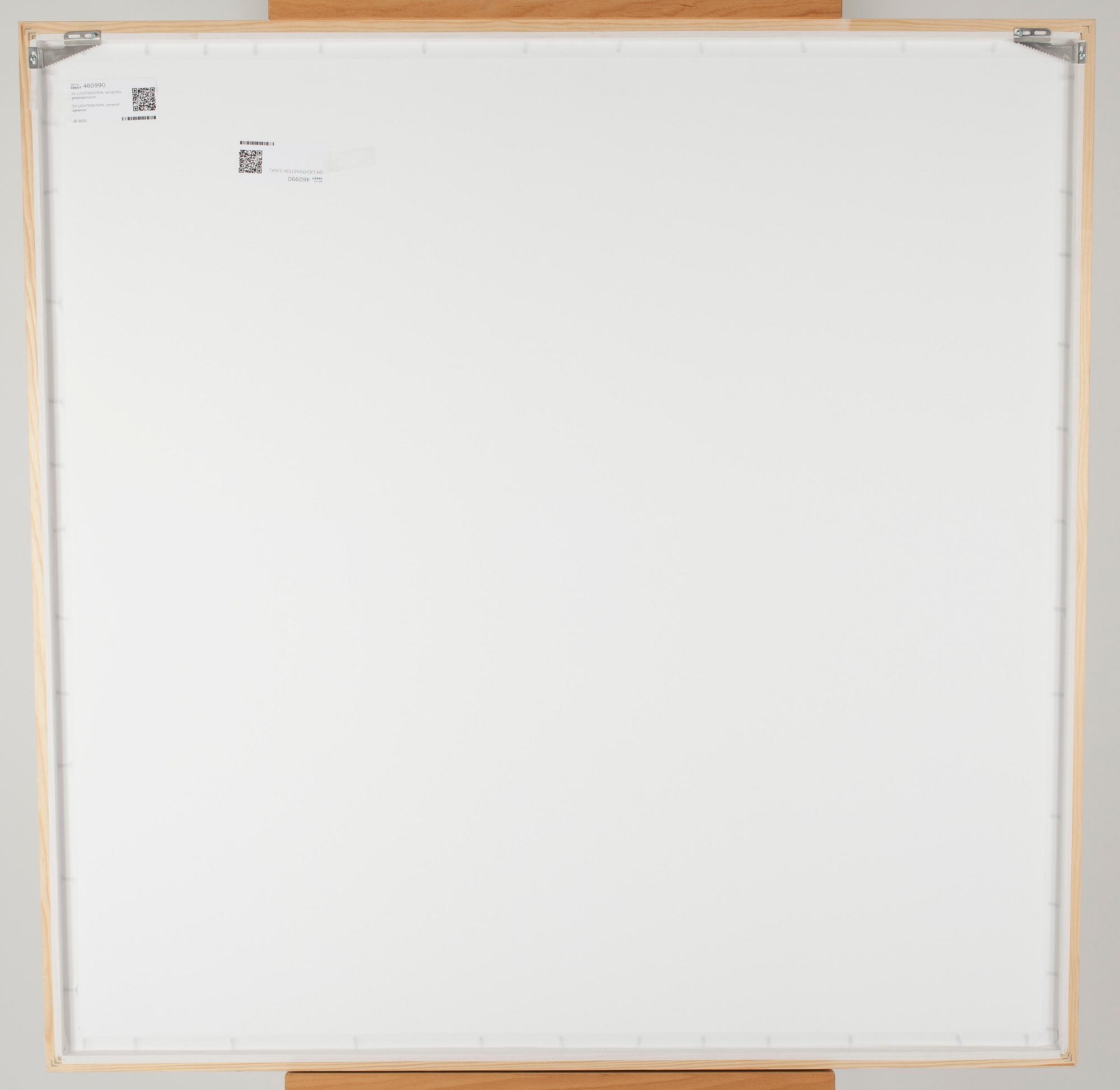 ROY LICHTENSTEIN, serigrafi, osignerad.