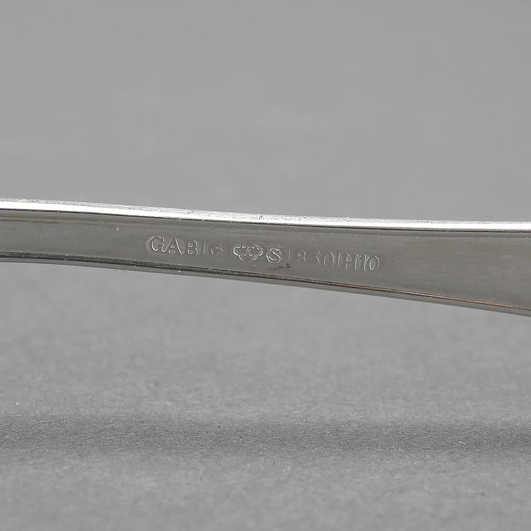 BESTICKSERVIS, 32 delar silver, GAB, Eskilstuna, 1983. Tot vikt 1116 gram.