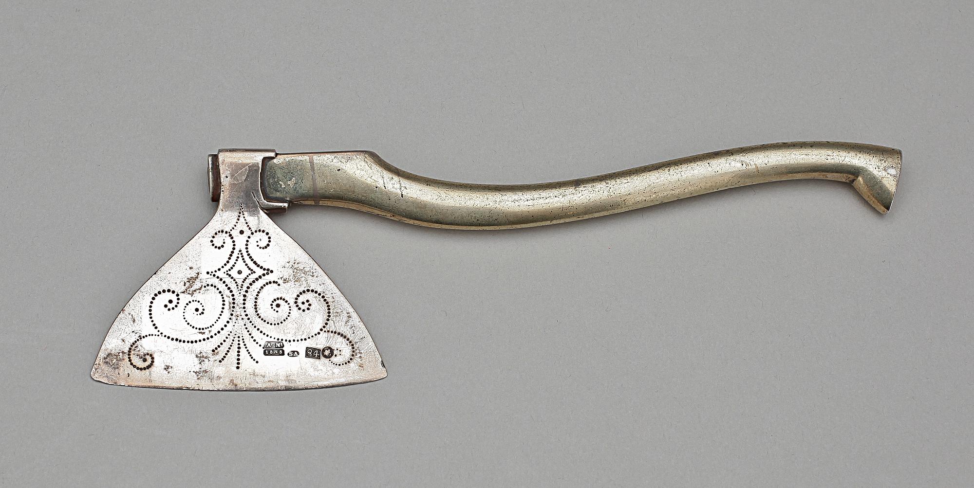 SOCKERTOPPYXA, silver, möjligen Samuel Arnd, S:t Petersburg, Ryssland 18?8.