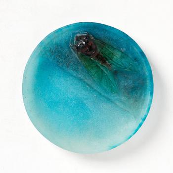 Amalric Walter, a pâte de verre dish, Nancy, France 1920s.