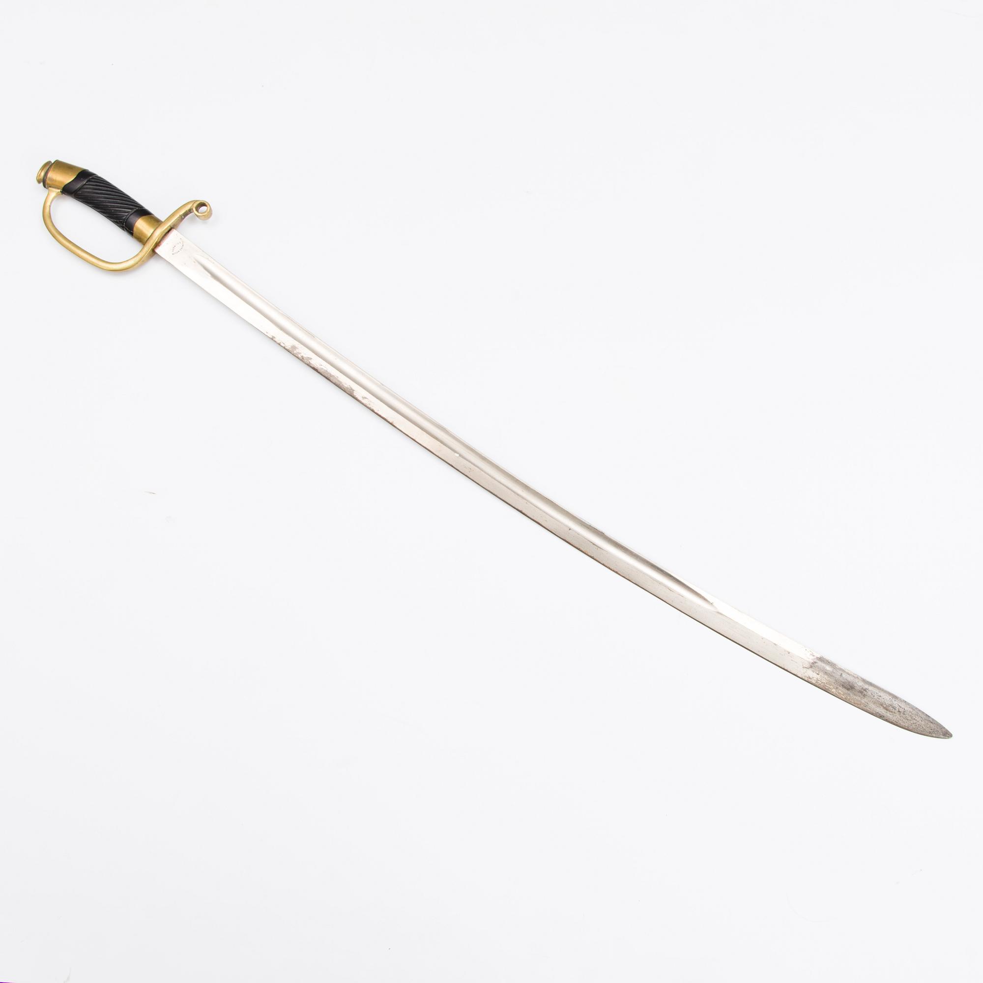 A Russian officer's sabre, model 1881.