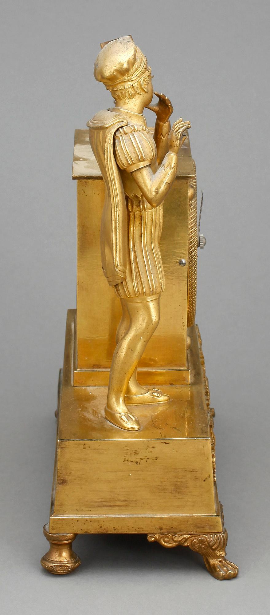 BORDSPENDYL, empire, 1800-talets första hälft.