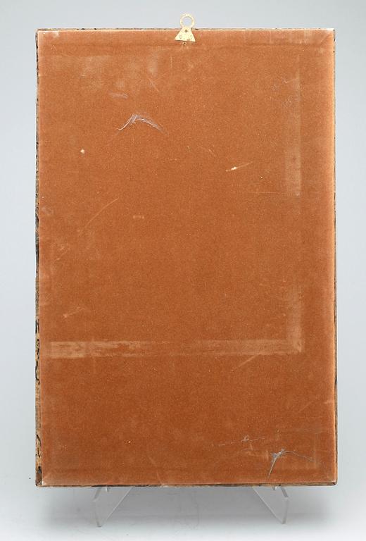 OKTANT, i låda som dekoration, 1900-talets första hälft.