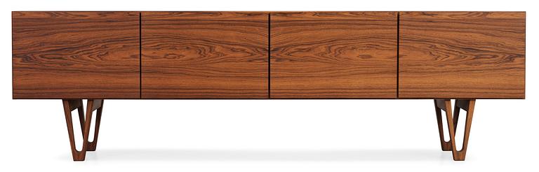 An Ib Kofod Larsen palisander sideboard, Säffle Möbelfabrik, Sweden 1960's.