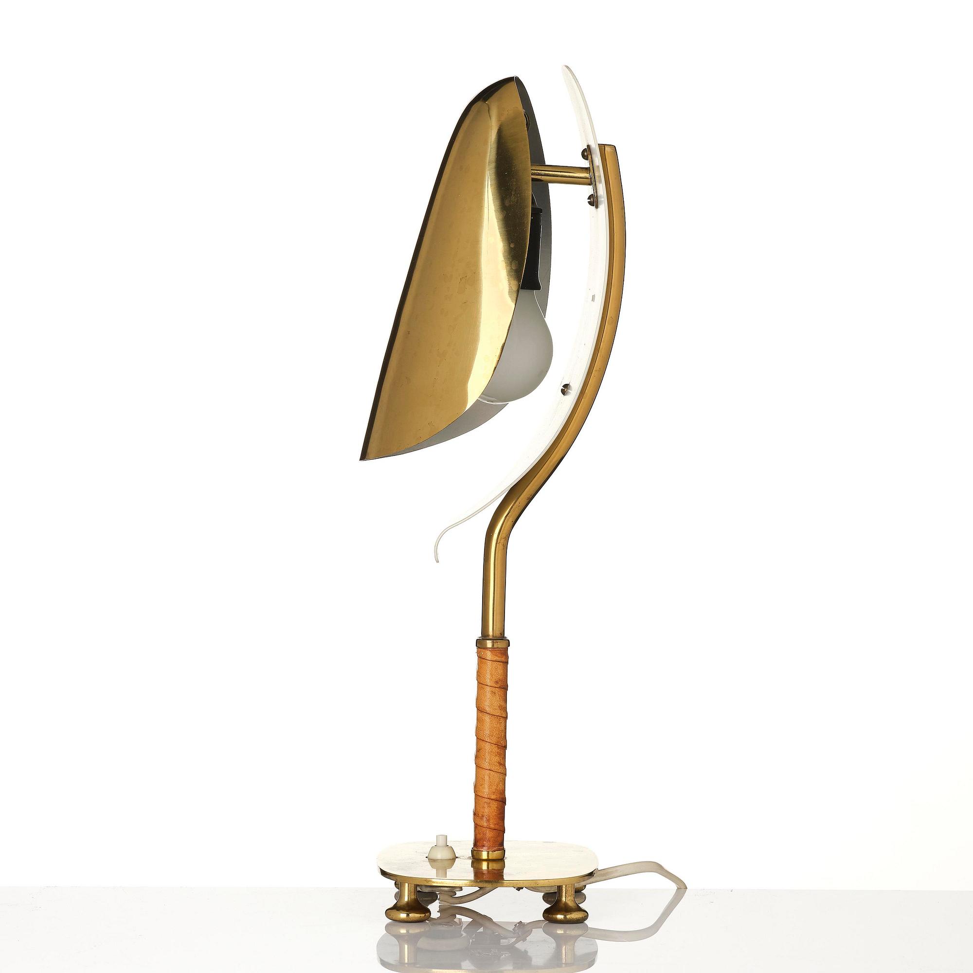 Harald Notini, a rare table lamp model "15582", Arvid Böhlmarks Lampfabrik, Stockholm, 1950s.