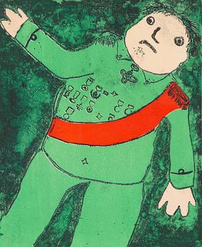 Enrico Baj, "Constant d'Aubigné, Baron de Surineau".