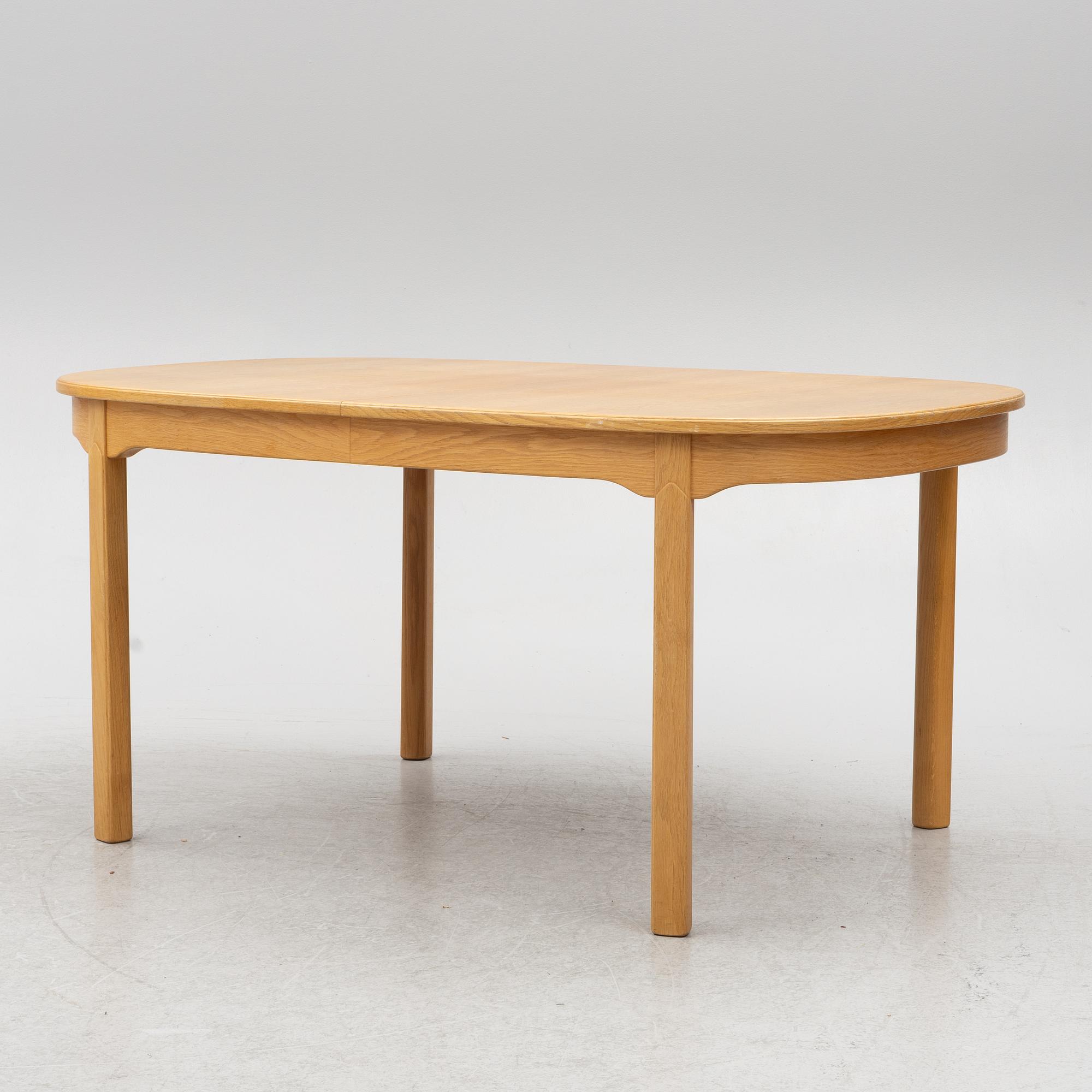 Carl Malmsten, Dining group of a table and four chairs, "Ambassador", Bodafors.