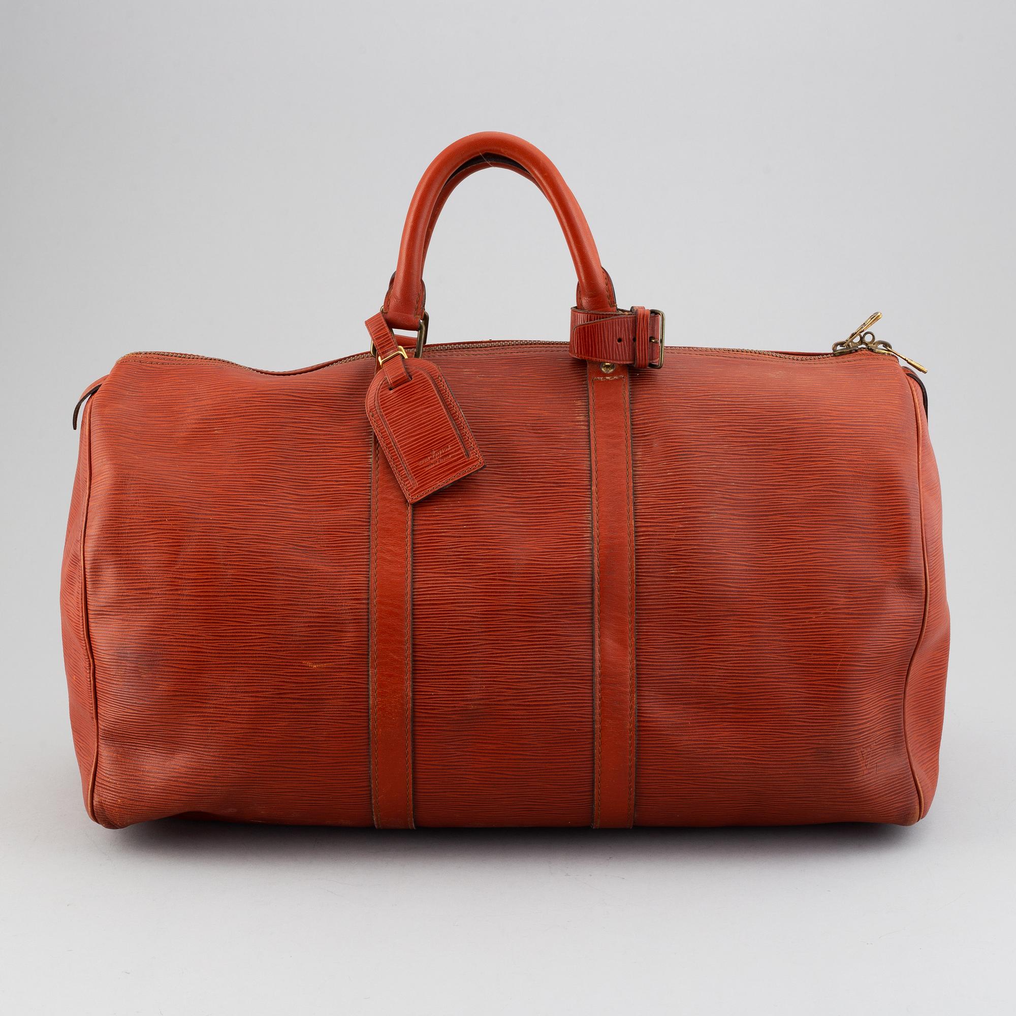 Louis Vuitton, weekendbag "Keepall 50 Epi".