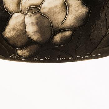 HELJÄ LIUKKO-SUNDSTRÖM, unik dekorationsfat, signerad, Heljä Liukko-Sundström 2006.