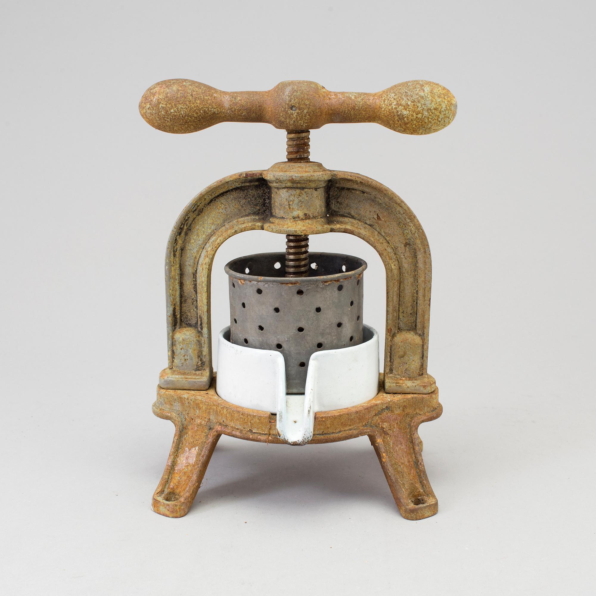 ANKPRESS, järn, Frankrike, 1900-talets början.