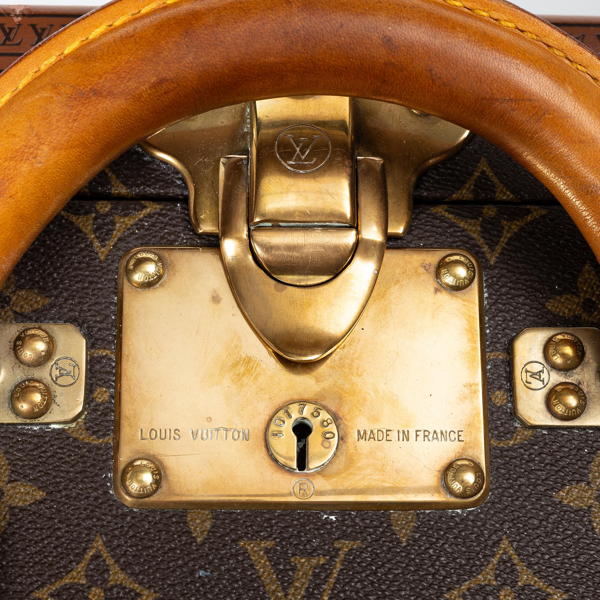 Louis Vuitton, Suitcase, "Alzer 60", vintage.