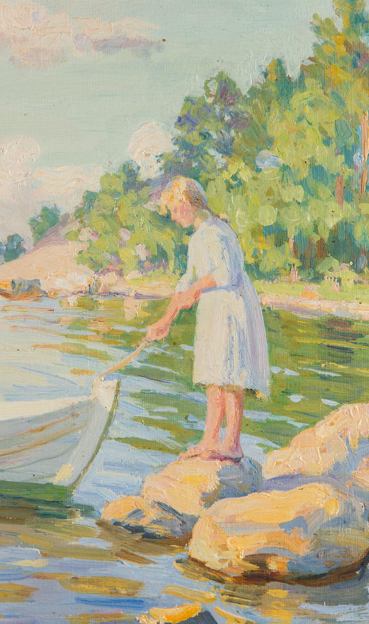 Dora Wahlroos, The Girls on the Beach.