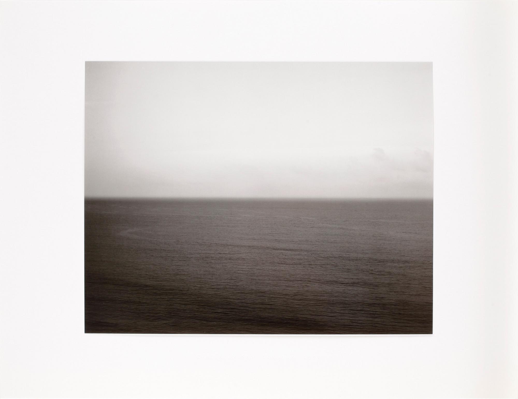 HIROSHI SUGIMOTO, offsetlitografi, osign, Nr 355 "Caribbean Sea Yucatan 1990".