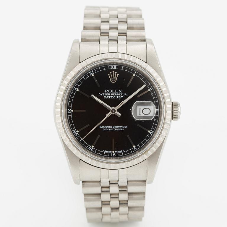 Rolex, Datejust, armbandsur, 36 mm.