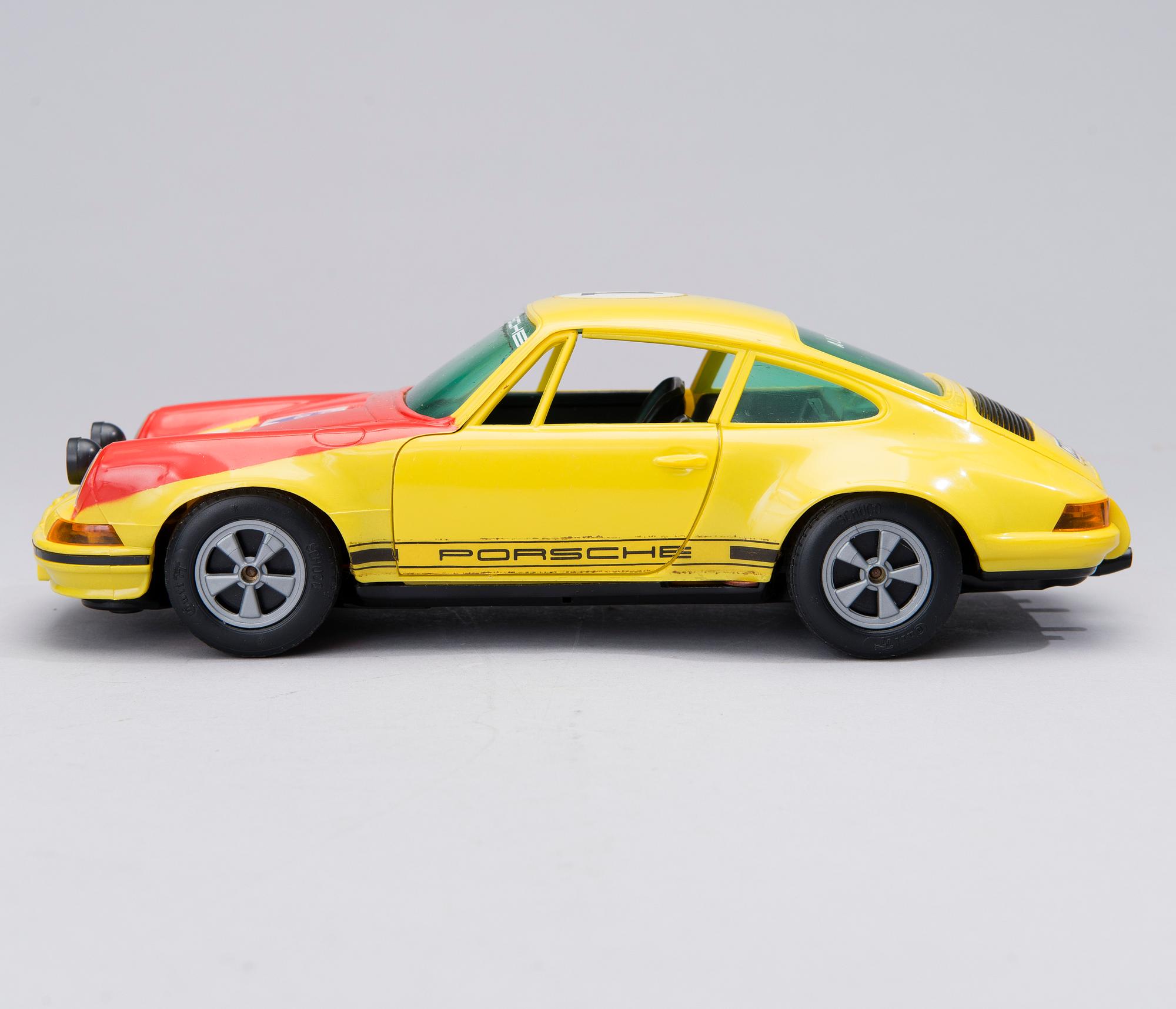 LEKSAKSBIL, Rallye Porsche 911R, Schuco 1970-tal.