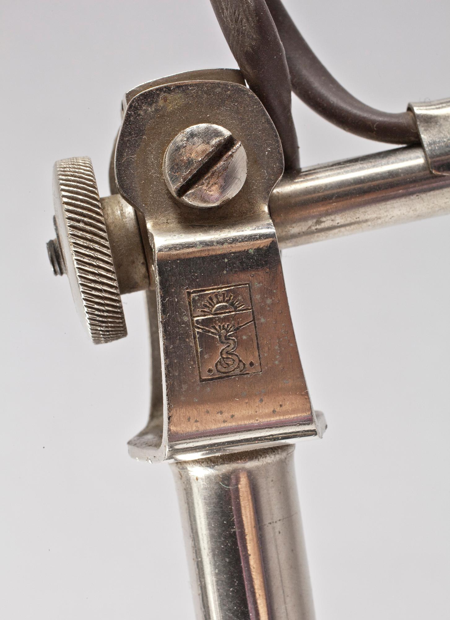VÄGGLAMPA, Curt Fischer, Bauhaus, modell 11, Midgard, 1920-tal.