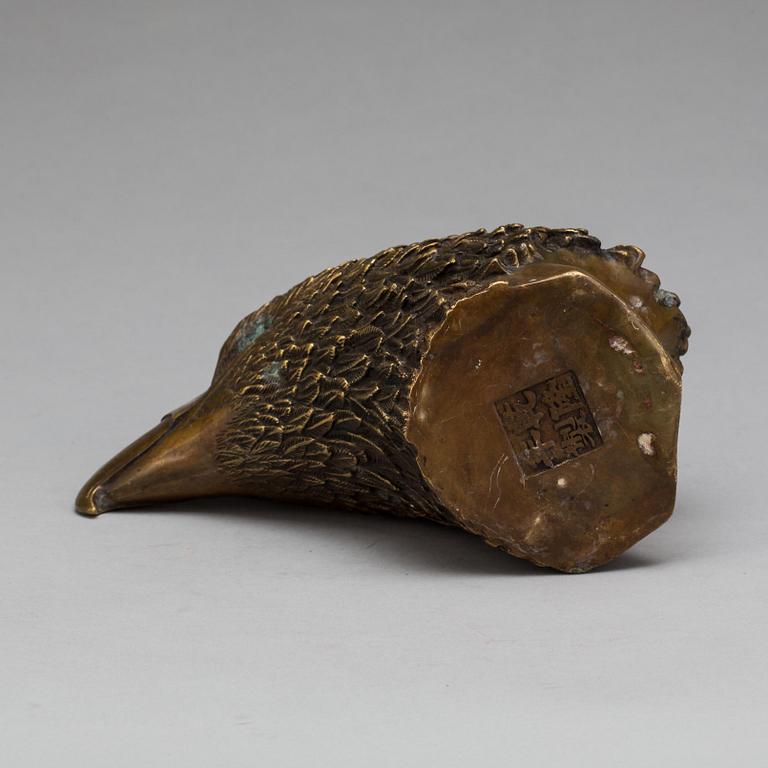 SKULPTUR, brons, Kina, 1900/2000-tal.