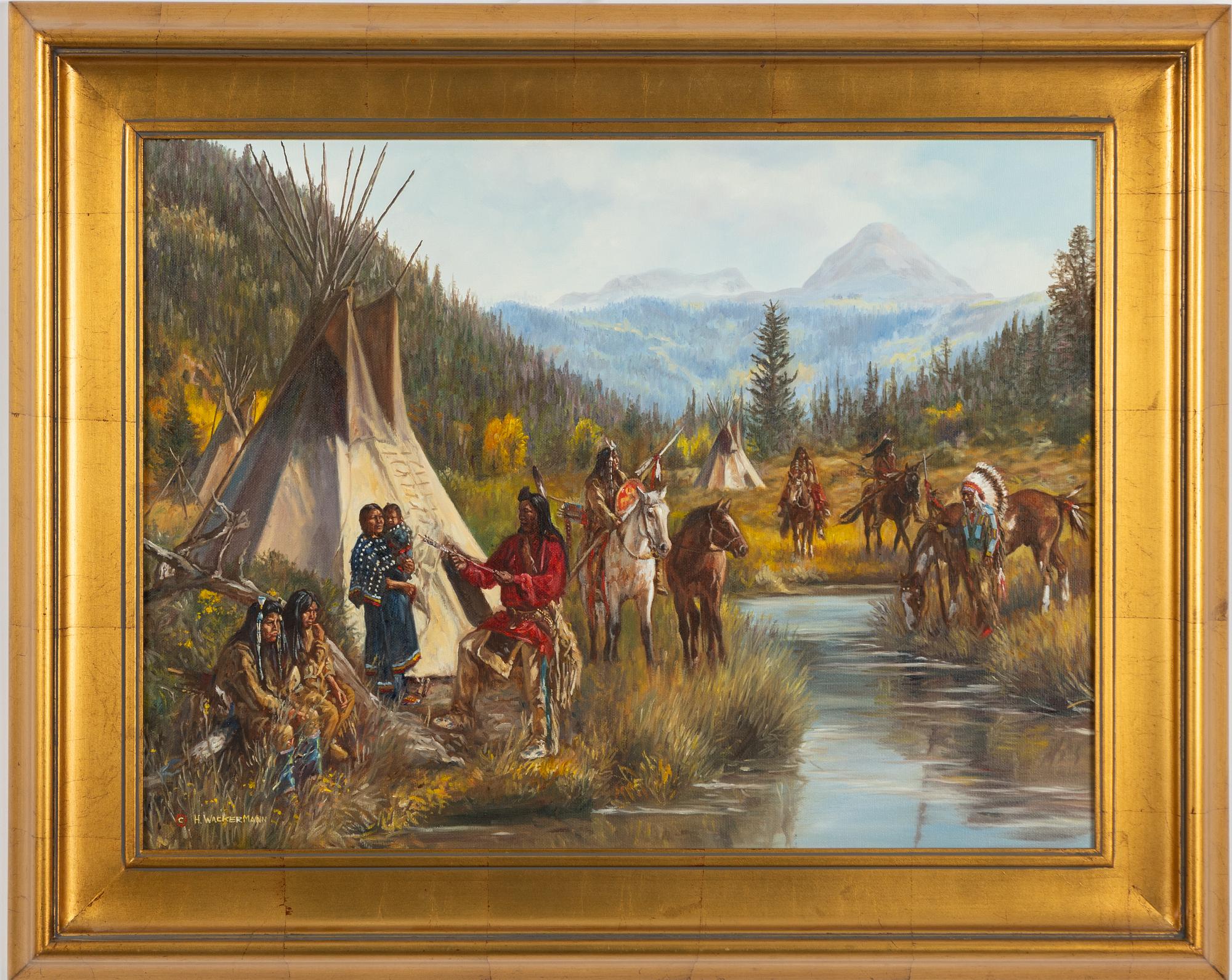 Hubert Wackermann, "Crow Camp".