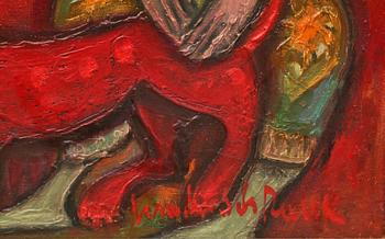 LOUIS MARCHAND DES RAUX, olja på duk, sign.