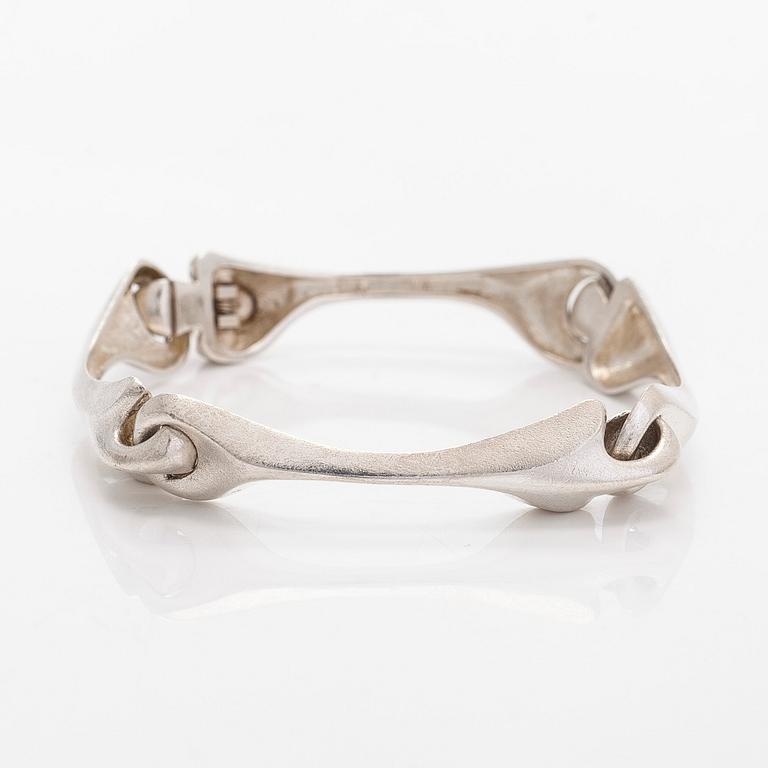 Björn Weckström, armband, "Armilla", sterlingsilver. Lapponia 1977.