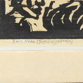 Emil Nolde, One plate from: Schiefler Werkverzeichnis.