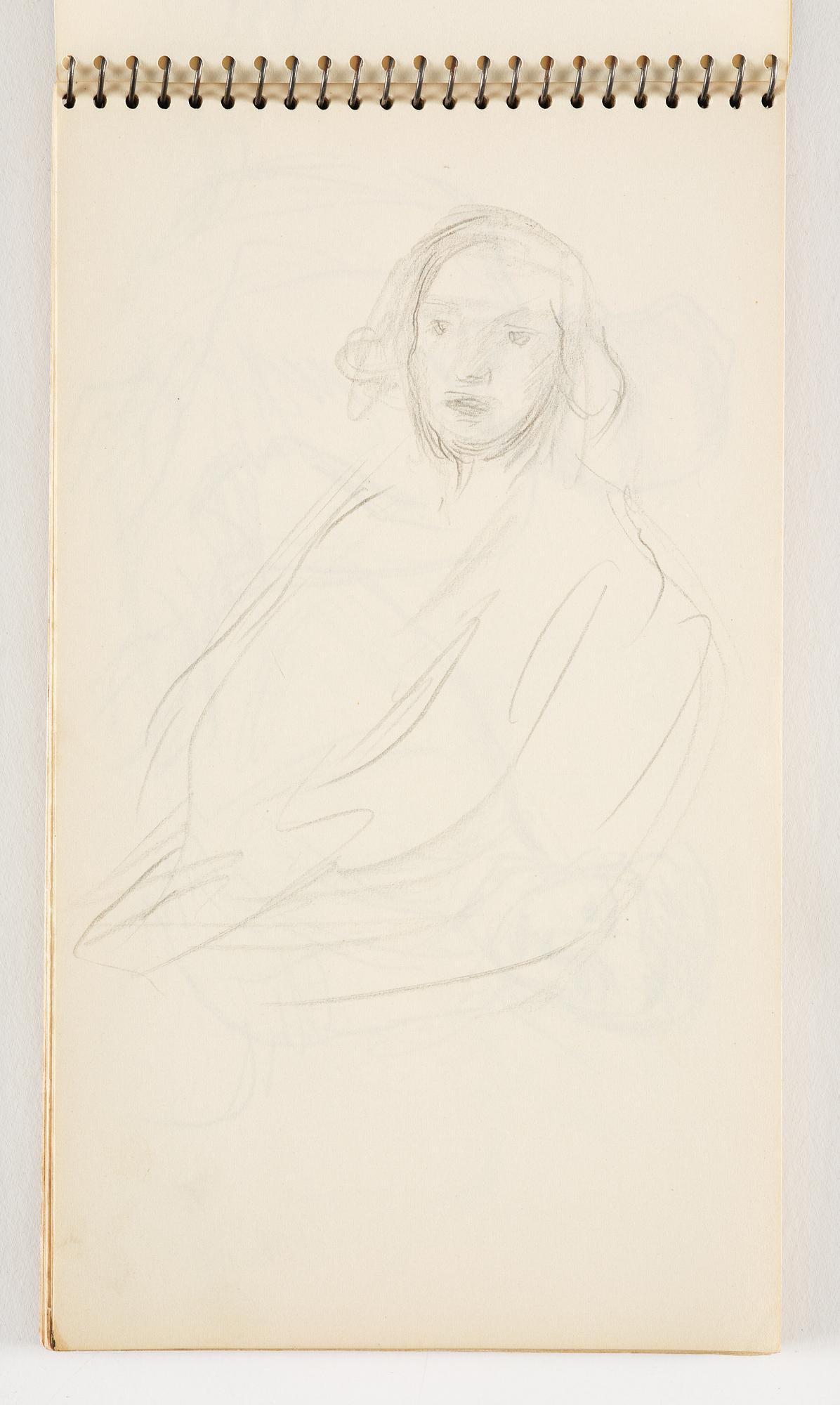 Lotte Laserstein, 4 skissböcker med blyertsteckningar.