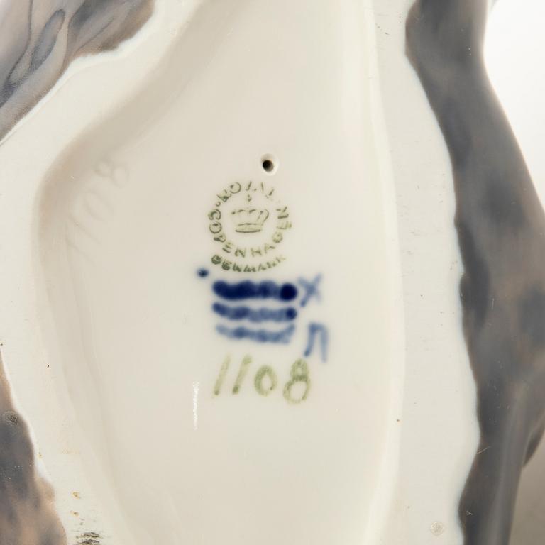 Knud Kyhn, figurin, porslin, Royal Copenhagen, Danmark.