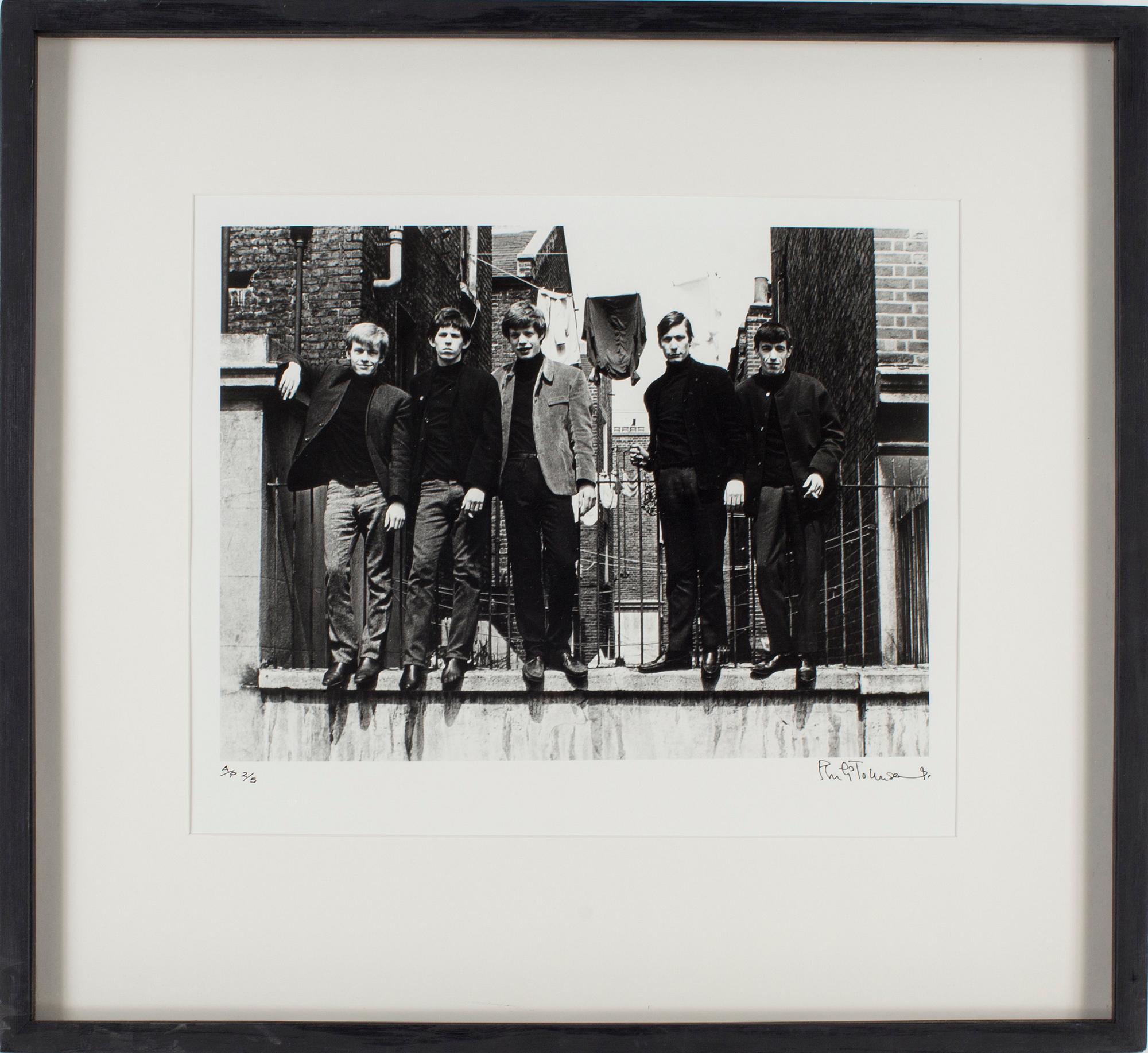 PHILIP TOWNSEND, gelatin silver print "Rolling Stones", signed Philip Townsend and numbered AP 2/5.