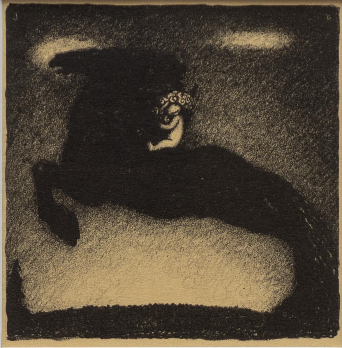 John Bauer, "Trollhästen".