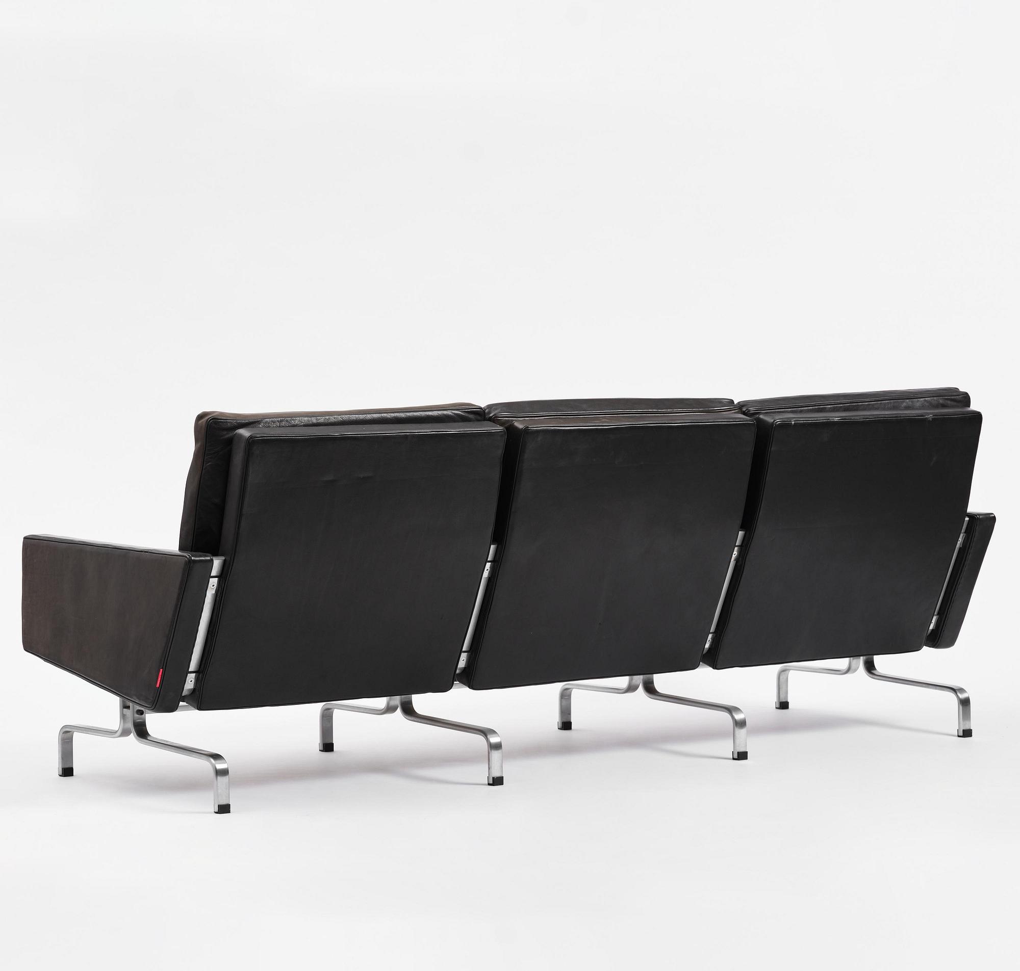 Poul Kjaerholm, a model PK31 sofa, Fritz Hansen, Denmark 2007.