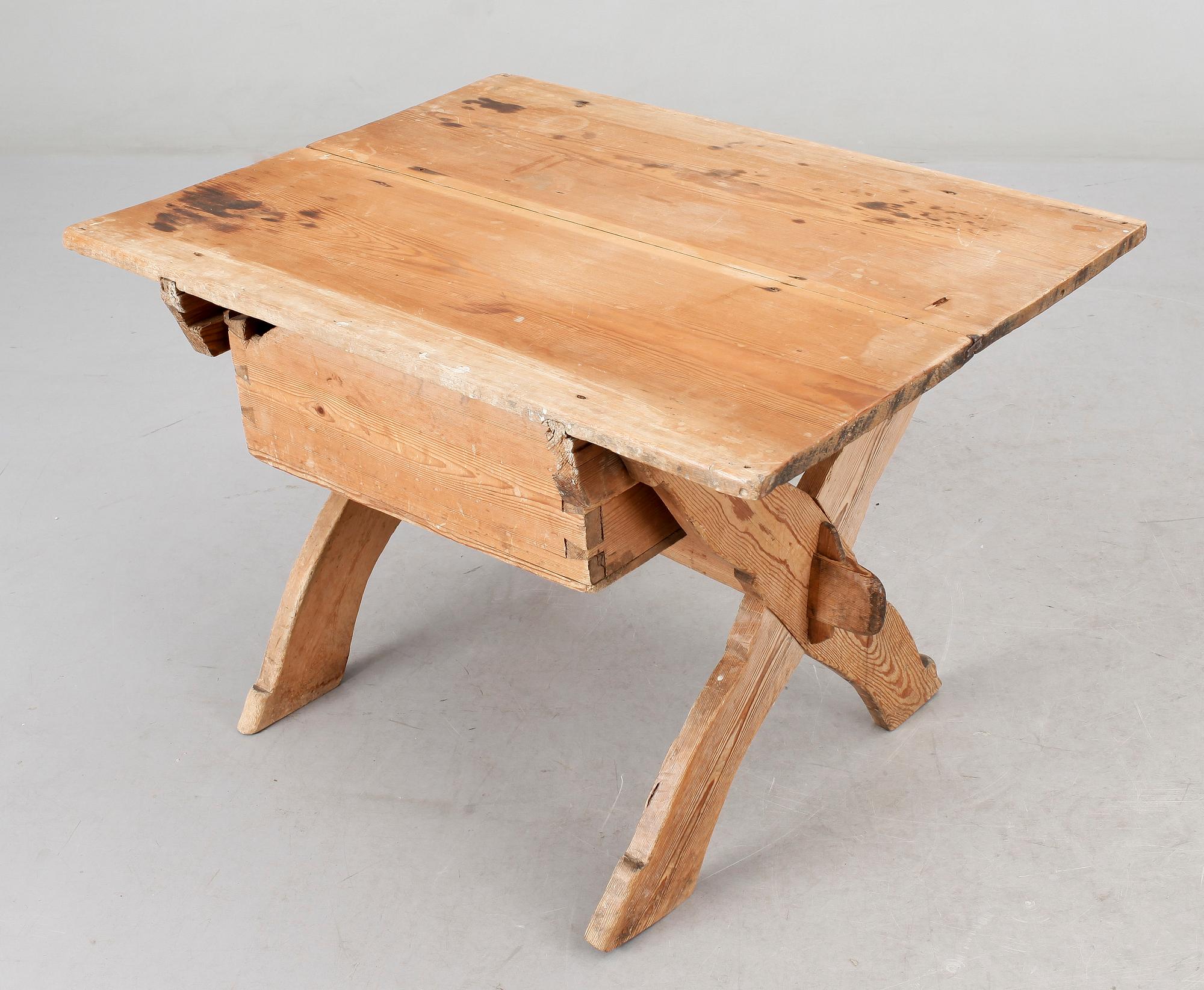 BOCKBORD, allmoge, 1800-tal.