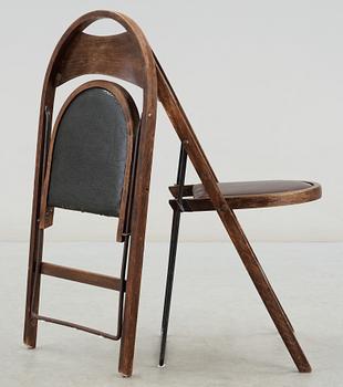 FÄLLSTOLAR, ett par, "Bern", Gemla, 1920/30-tal.