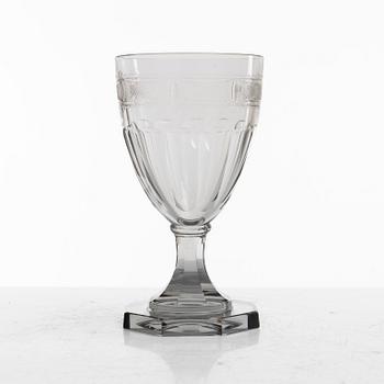 A matched set of glasses, Sweden, ciraca 1900.