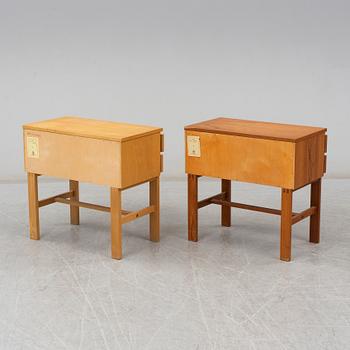 Two 1950/60s bedside tables from Fröseke Nybrofabriken.