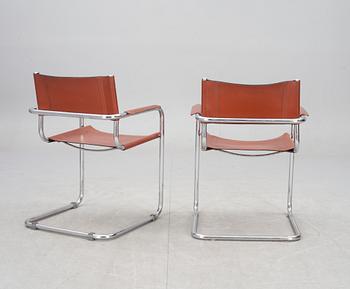 KARMSTOLAR, ett par, 1970/80-tal.