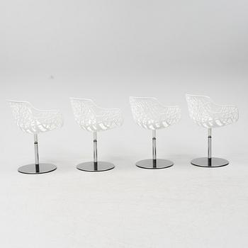 Karmstolar, 4 st, "Forest", Fast Design, Italien, 2000-tal.