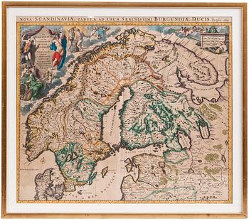 609. A MAP OF SCANDINAVIA.