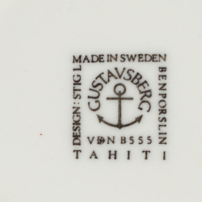 Stig Lindberg, 4 pieces, "Tahiti", Gustavsberg.