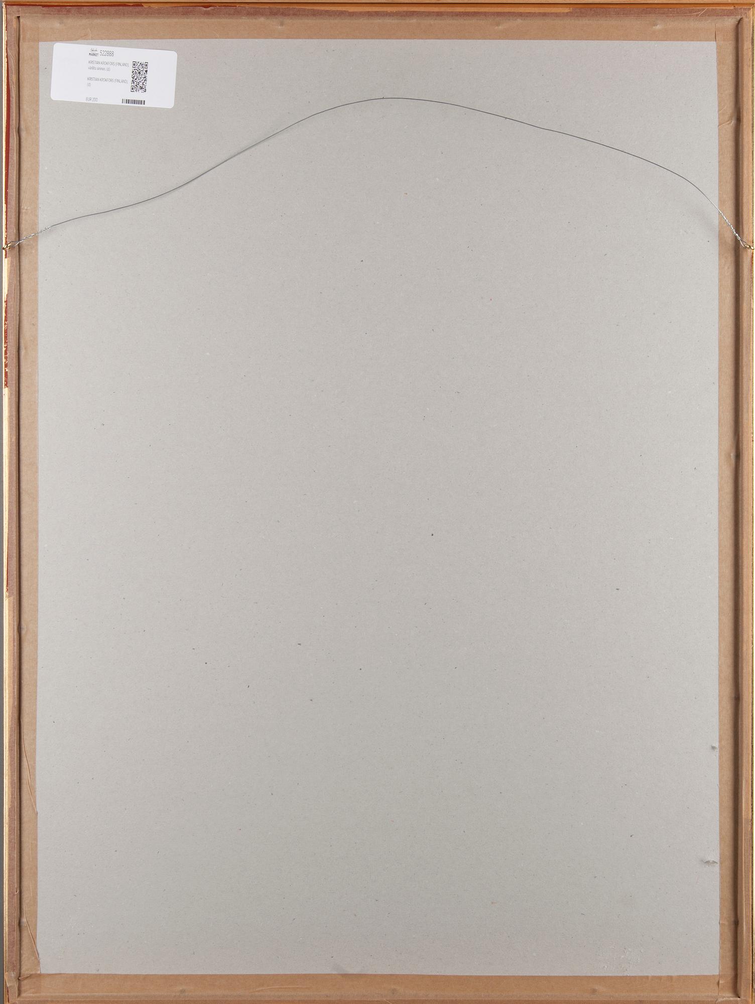 KRISTIAN KROKFORS, färglitografi, signerad, daterad -94, numrerad 32/60.