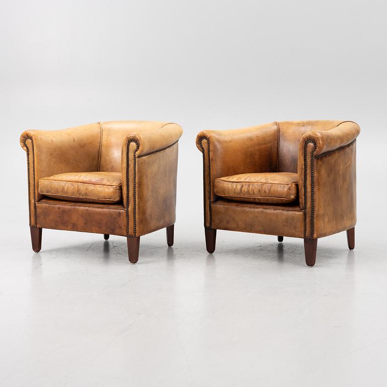 Clubfåtöljer, ett par, Bendic International, 1900-talets slut.