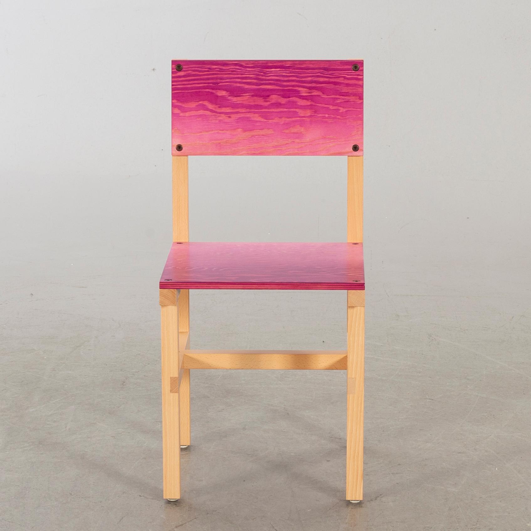 FREDRIK PAULSEN, "Röhsska"Designbaren, chair, Blå Station 2020, Chair 79/102.