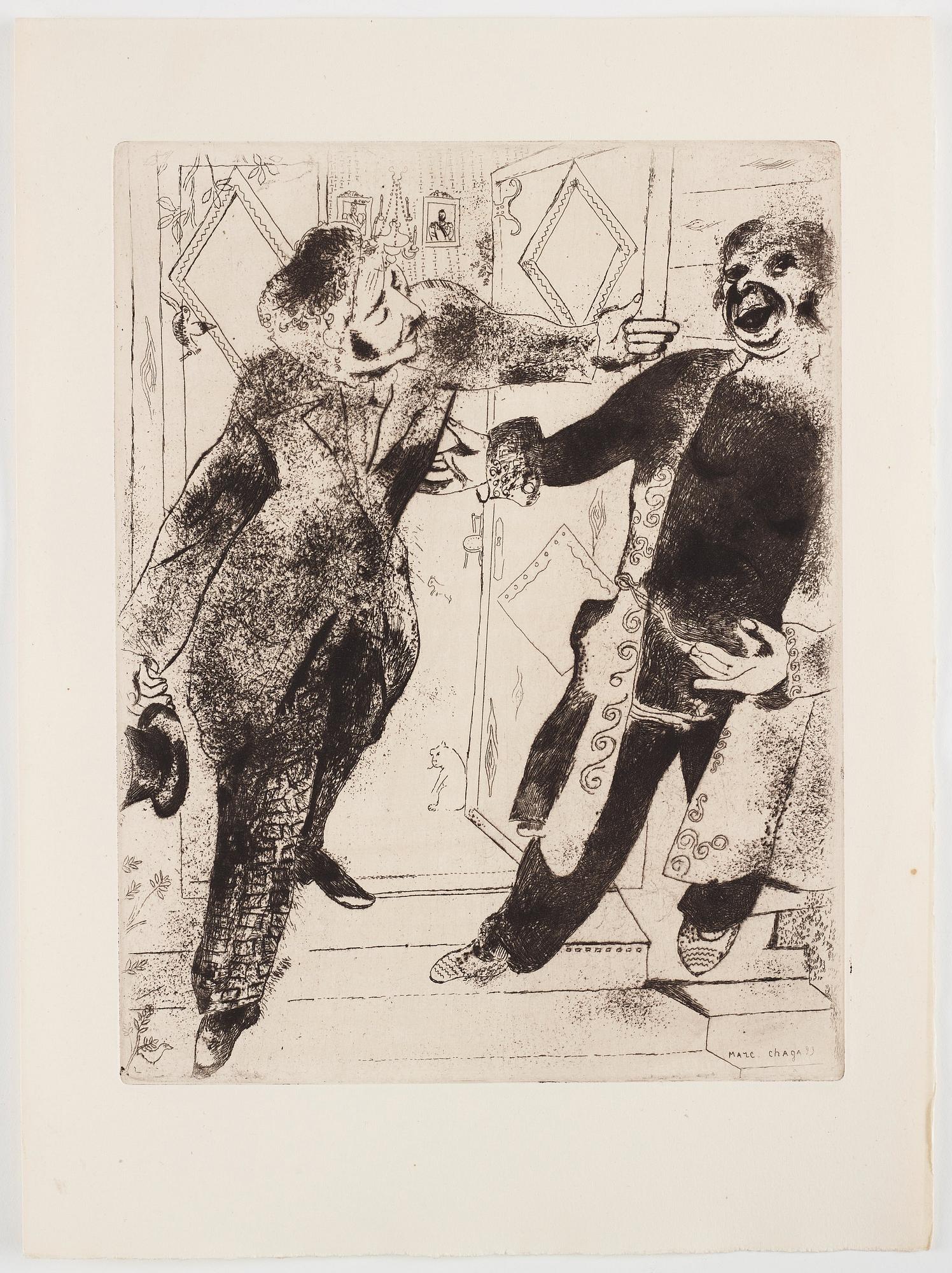 MARC CHAGALL, 71 st etsningar ur upplagan om 285 exemplar på Arches/MBM/J. Perrigot-papper, 1923-1948.