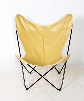 FÅTÖLJ, "fladdermus", 1950/60-tal.