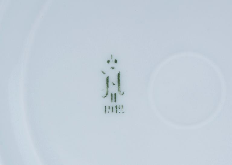 A SET OF FIVE PLATES.