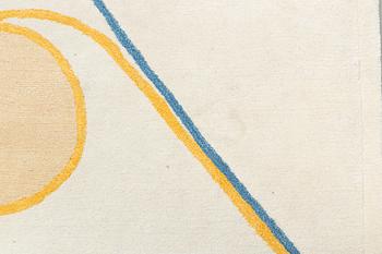 Hilma af Klint, matta, "Group V, no 2, Series WUS, Seven Pointed Star", numrerad 11/30, handtuftad, ca 195 x 160 cm.